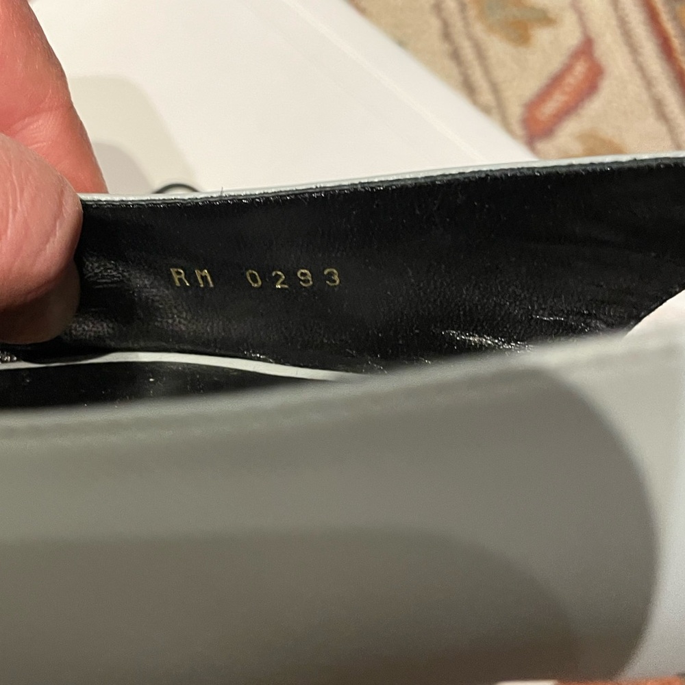 Celine Alma Triumph Soft Blue Slingbacks size 37 - Picture 7 of 8